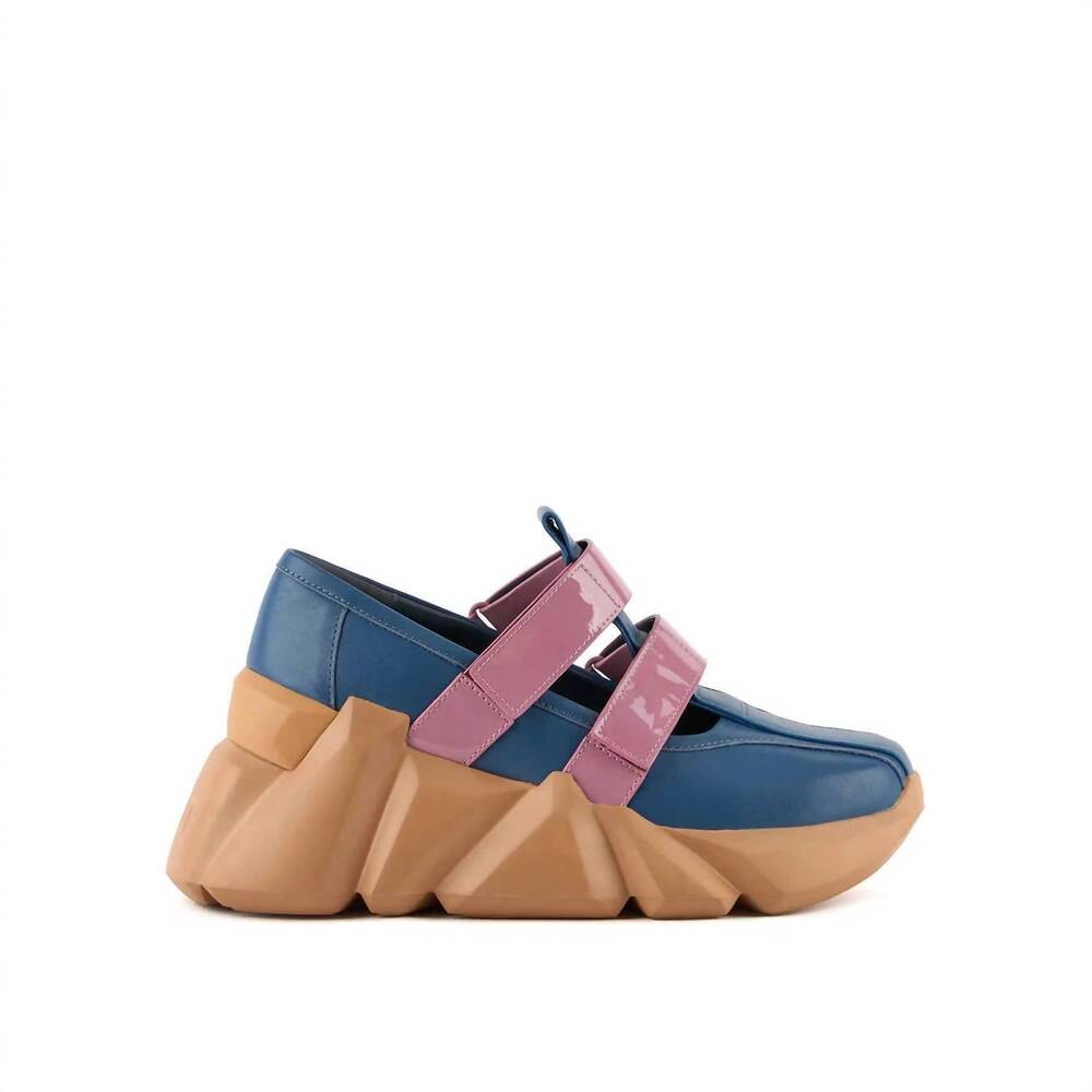 NEW UNITED NUDE women's space kick mj shoes in indigo mix - Picture 2 of 4